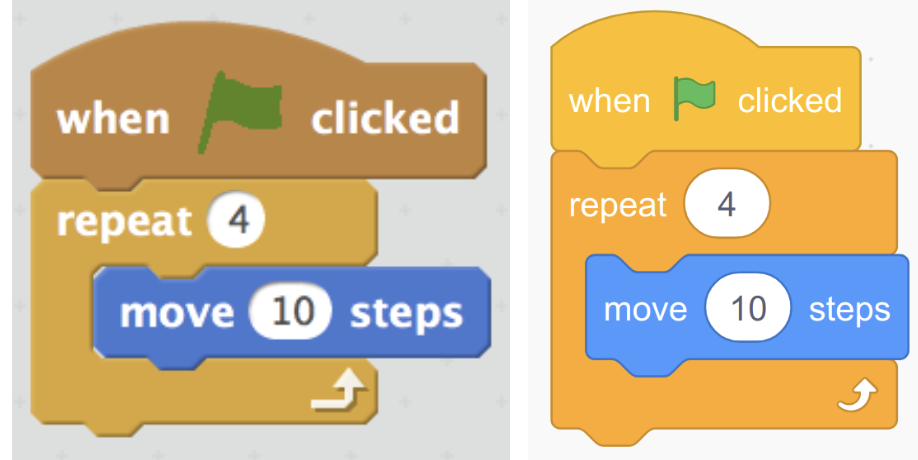 Students learning computers